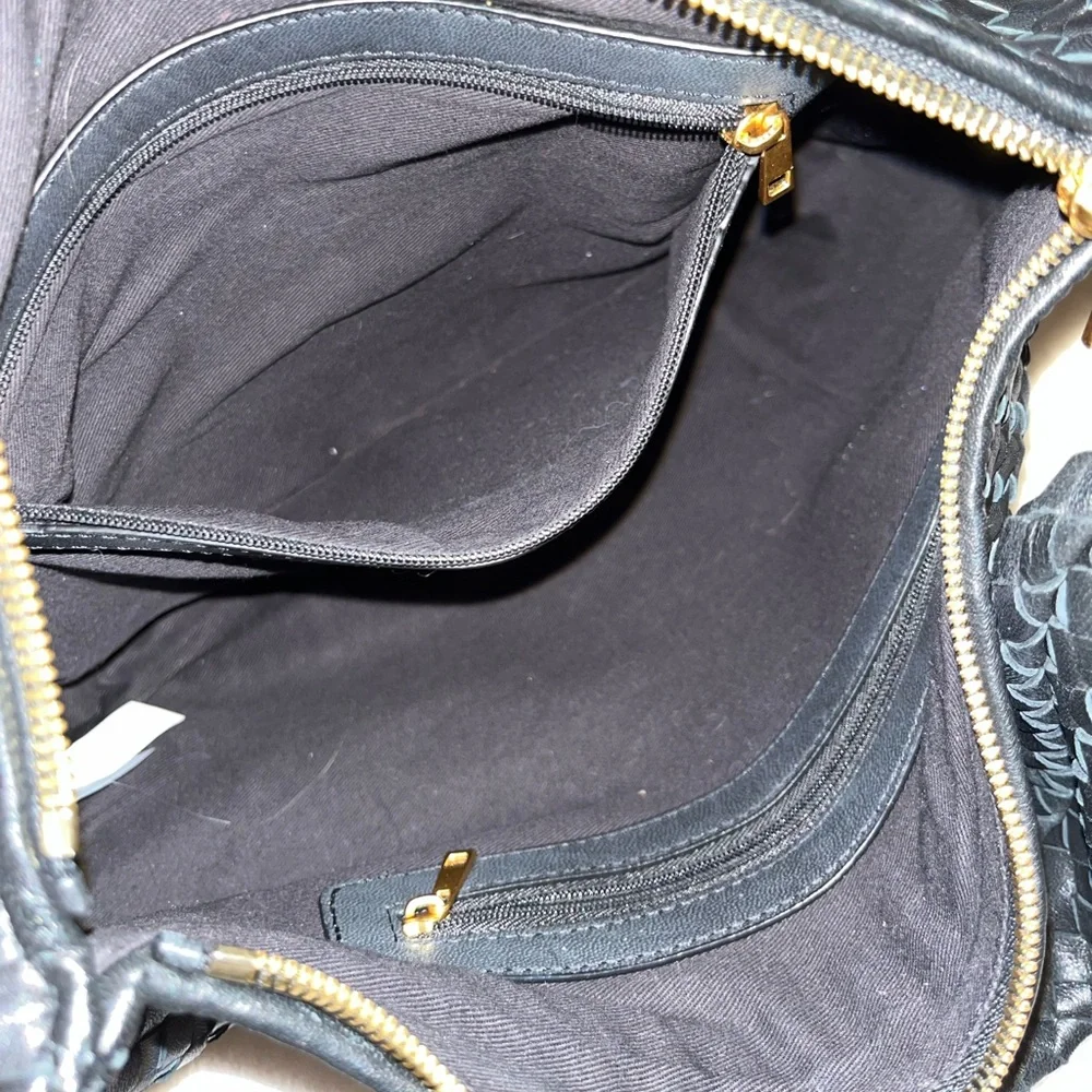 Quince Black Woven Hobo Bag - Picture 5 of 6